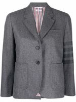 Thom Browne blazer à détail 4 bandes signature - Gris