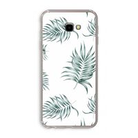 Simple leaves: Samsung Galaxy J4 Plus Transparant Hoesje