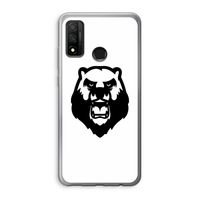 Angry Bear (white): Huawei P Smart (2020) Transparant Hoesje