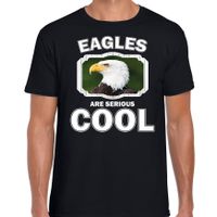 Dieren arend t-shirt zwart heren - eagles are cool shirt