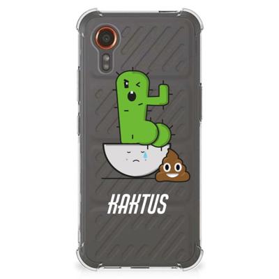 Samsung Galaxy Xcover 7 Stevig | Bumper Hoesje | Cactus Poo Samsung Galaxy Xcover 7 Stevig | Bumper Hoesje | Cactus Poo