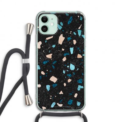 Terrazzo N°11: iPhone 11 Transparant Hoesje met koord