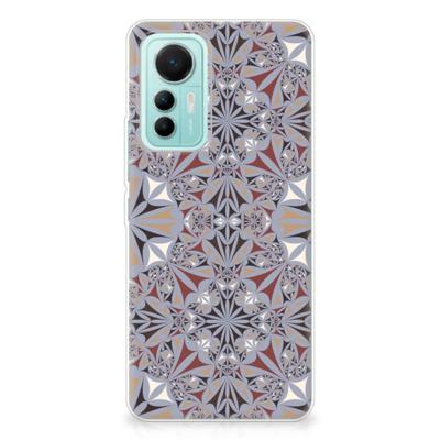 Xiaomi 12 Lite | TPU | Siliconen hoesje | Flower Tiles