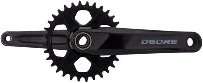 SHIMANO crankstel "deore fc-m6120-1" crankset shim.deore fc-m6120-1 32 teeth 170mm