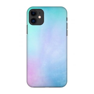 mist pastel: Volledig geprint iPhone 11 Hoesje