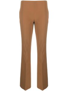 TWINSET pantalon de tailleur à coupe évasée - Marron