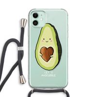 Avocuddle: iPhone 11 Transparant Hoesje met koord