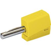 WAGO Banaanstekker Stekker, recht Stift-Ø: 4 mm Geel 1 stuk(s)