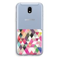 Gekleurde driehoekjes: Samsung Galaxy J5 (2017) Transparant Hoesje
