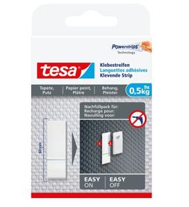 9x Tesa Powerstrips voor behang/pleister klusbenodigdheden   -