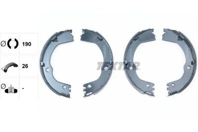 Remschoenset, parkeerrem 91082500