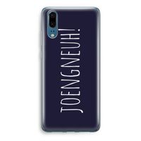 Joengneuh!: Huawei P20 Transparant Hoesje