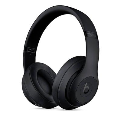 Beats Studio3 Over Ear koptelefoon Bluetooth, Kabel Stereo Mat zwart Noise Cancelling Vouwbaar, Volumeregeling