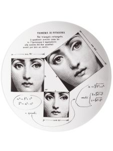 Fornasetti assiette décorative Tema e Variazioni n.183 - Blanc