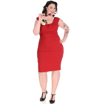 Holly Dress, Red-XXL | 34% korting