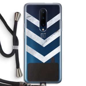 Marmeren pijlen: OnePlus 7 Pro Transparant Hoesje met koord