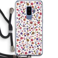 Planets Space: Samsung Galaxy S9 Plus Transparant Hoesje met koord