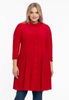 Yoek Blouse-jurk | Rood | Maat 58/60