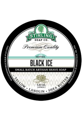 Stirling Soap Co. scheercrème Black Ice 165ml