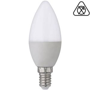 LED Lamp - E14 Fitting - 6W - Helder/Koud Wit 6400K