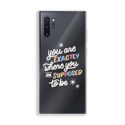 Right Place: Samsung Galaxy Note 10 Plus Transparant Hoesje