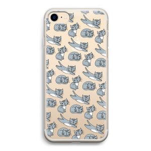 Poezen: iPhone 7 Transparant Hoesje
