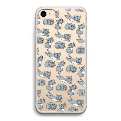 Poezen: iPhone 7 Transparant Hoesje