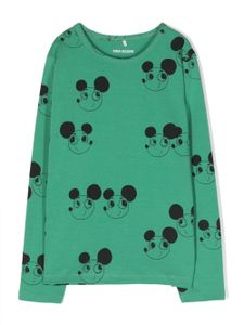 Mini Rodini sweat Ritzratz en coton - Vert