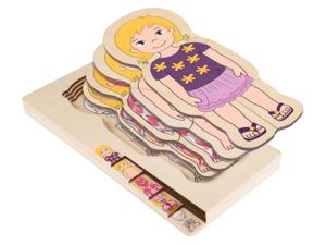 Playtive Houten puzzel (Legpuzzel &apos;Meisje&apos;)