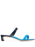 Jimmy Choo mules Kyda 35 mm en cuir - Bleu - thumbnail