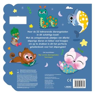 Rebo Publishers Geluidenboek bedtijd dierenvriendje