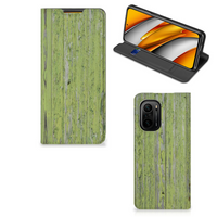 Xiaomi Mi 11i | Poco F3 Book Wallet Case Green Wood - thumbnail