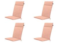 Kussen hoog universeel ca. 120x50 cm Napels salmone water repellent coating (4 stuks) Madison - Madison