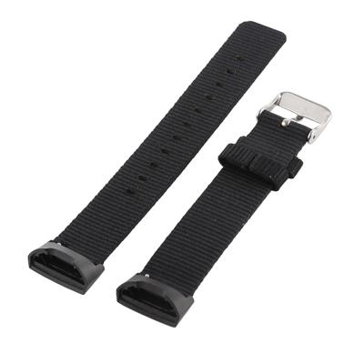 Nylon polsband horloge band voor Fitbit charge 3 (marineblauw)