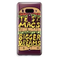 Big Macs Bigger Dreams: HTC U12+ Transparant Hoesje