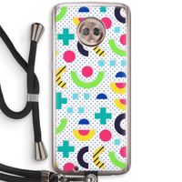 8-bit N°1: Motorola Moto G6 Transparant Hoesje met koord