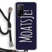 Moatsje!: Xiaomi Mi 10T 5G Transparant Hoesje met koord