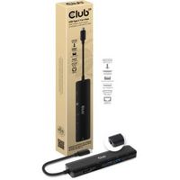 CLUB3D USB TYPE C 7 IN 1 HUB TO HDMI 4K60HZ+SDTF CARD SLOT+2XUSBA + USB C PD +RJ45 Docking USB 3.0 ( CLUB3D USB TYPE C 7 IN 1 HUB TO HDMI 4K60HZ+SDTF CARD SLOT+2XUSBA + USB C PD +RJ45 Docking USB 3.0 (