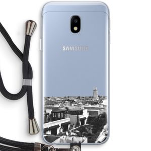 Marrakech Skyline : Samsung Galaxy J3 (2017) Transparant Hoesje met koord