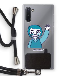Zwaai: Samsung Galaxy Note 10 Transparant Hoesje met koord