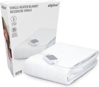 Alpina warmtedeken 1 persoons elektrische deken onderdeken 3 standen