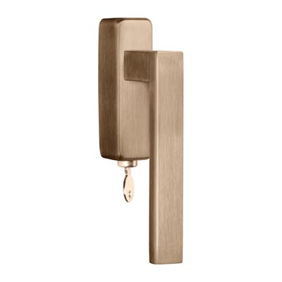 Formani BSQ2-DKLOCK-O draaikiepgarnituur afsluitbaar PVD licht brons rechts/links draaiend