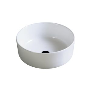 Opbouw Waskom Best Design Sante 30 cm Rond Keramiek Wit