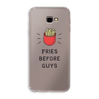 Fries before guys: Samsung Galaxy J4 Plus Transparant Hoesje