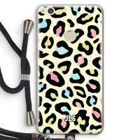 Leopard pattern: Huawei Ascend P8 Lite (2017) Transparant Hoesje met koord