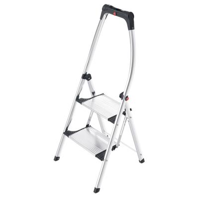 Hailo 4302-301 k100 topline trap 2 treden zilver/zwart