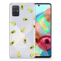 Samsung Galaxy A71 Siliconen Case Avocado - thumbnail