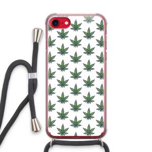 Weed: iPhone SE 2020 Transparant Hoesje met koord