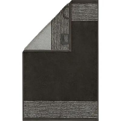 Cawö Cawö Two-Tone Gastendoekje 30x50 basalt