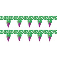 2x Druiven slingers 4 meter brandvertragend papier